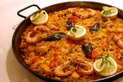 Paella de marisco